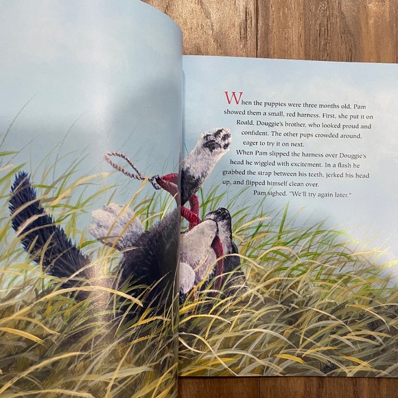 New "Douggie, the Playful Pup Who Became a Sled Dog Hero" Paperback Book - Picture 4 of 5